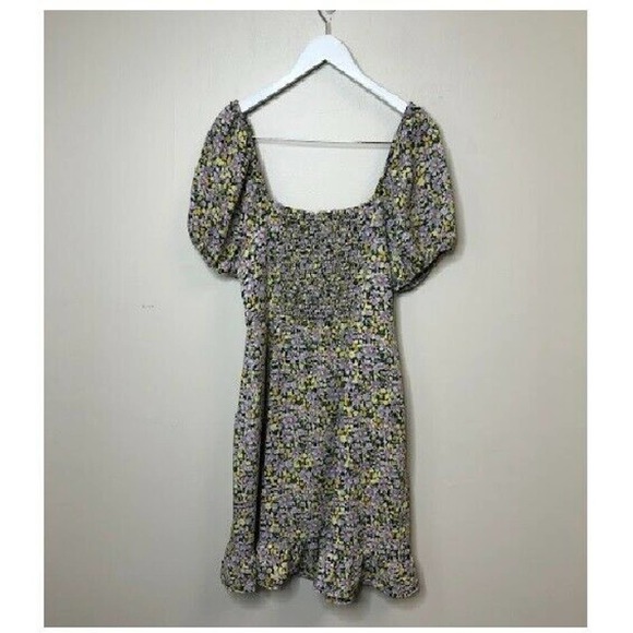 Sanctuary Women's Fresh Breeze Ditsy-Print Ruffled-Hem Dress Purple Size10, $139 - Picture 4 of 4